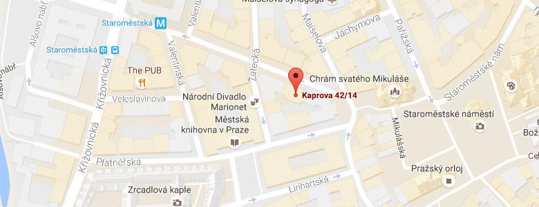 Kaprova 42/14, 110 00 Praha 1